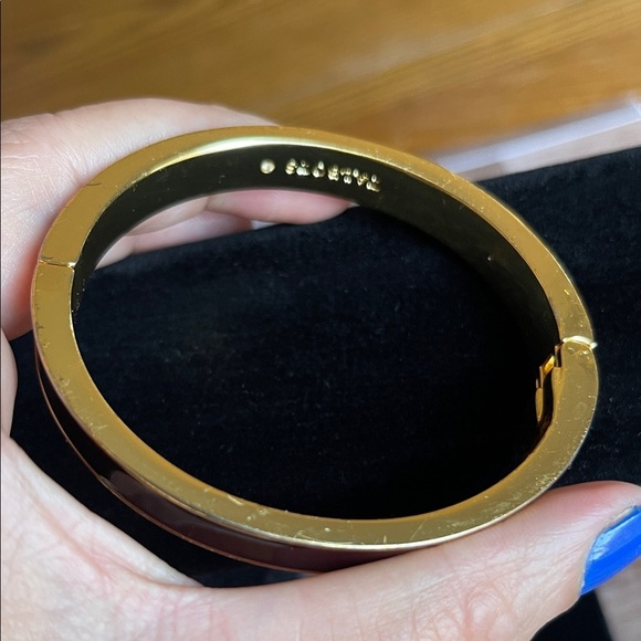 Talbots Gold and Brown Bangle Bracelet - Picture 3 of 8